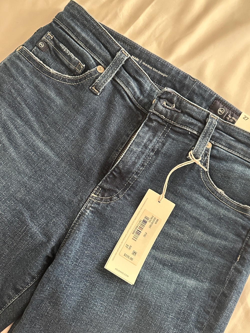 AG Adriano Goldschmied Dark Indigo Skinny Jeans- MARI - Picture 3 of 4